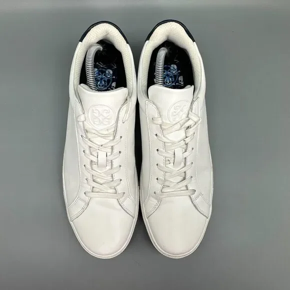 G/Fore Circle G Disruptor Men's 11.5 White Leather Lace-Up Low Top Golf Shoes - Picture 4 of 11